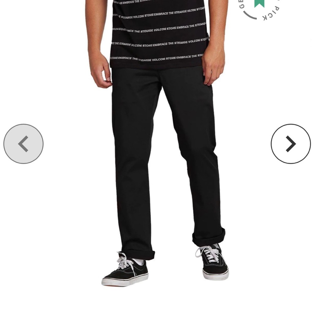 Volcom Frickin modern chino pant black size 30